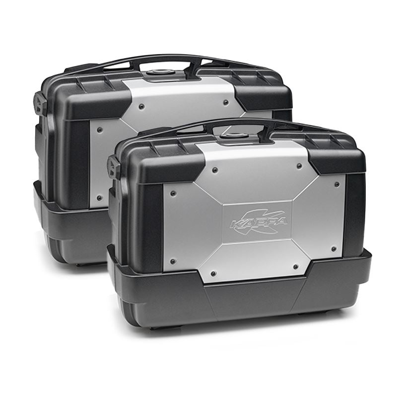 Kappa Bike Luggage GARDA Top / Side Case MONOKEY 33 Litre x2 Silver